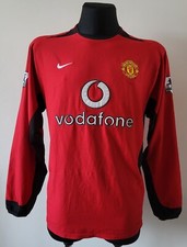 Manchester United 2002 - 2004 Home football jersey #10 v. Nistelrooy size Medium