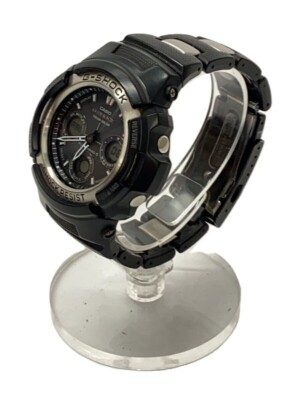 CASIO G-SHOCK AWG-100C-1AJF Black Stainless Steel Solar