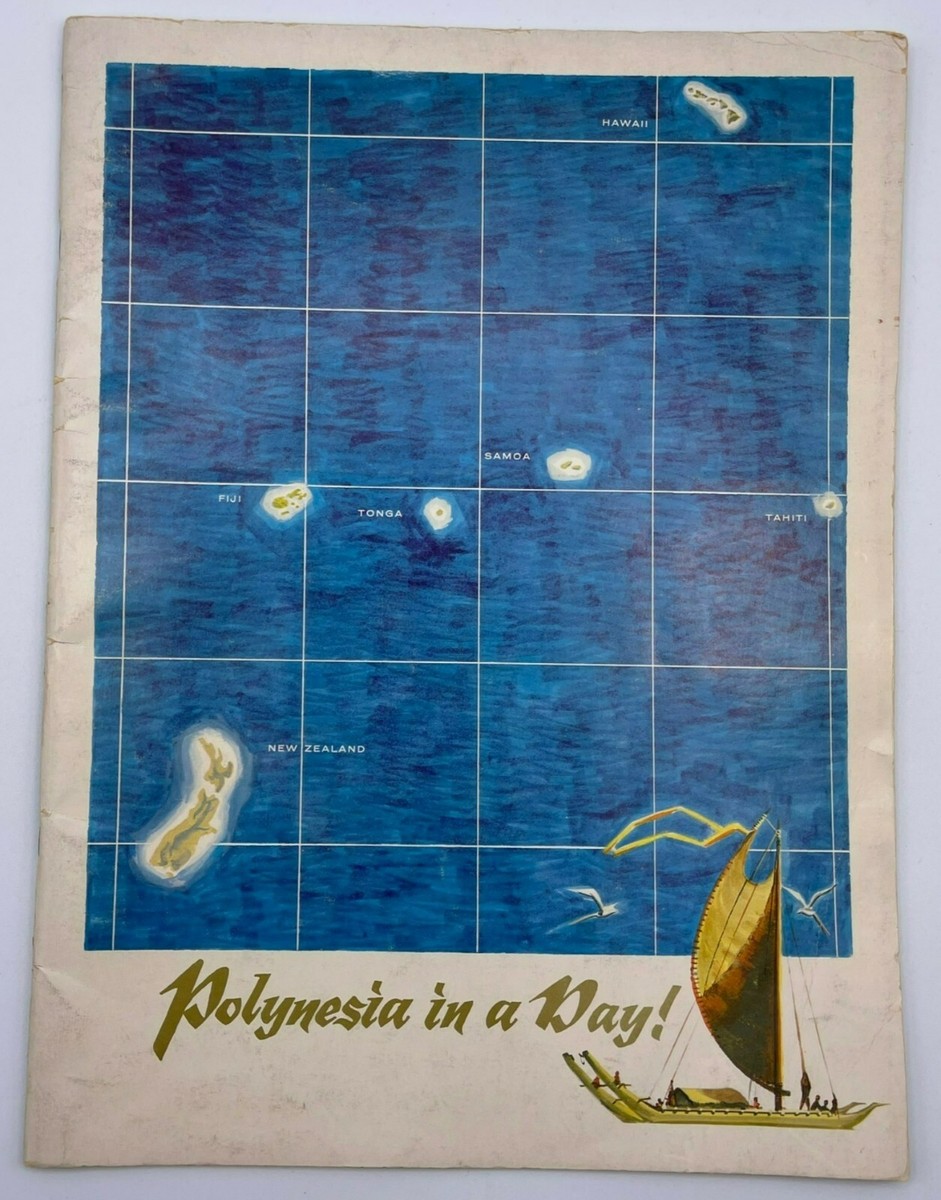 Polynesian Cultural Center Brochure, LDS Church, 1967, 3rd Ed