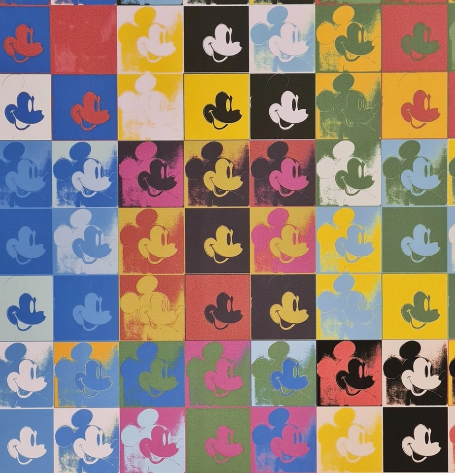 ANDY WARHOL * Mickey Mouse * 57 x 38 cm * signed lithograph * limited # xx/100 - Bild 3 von 4