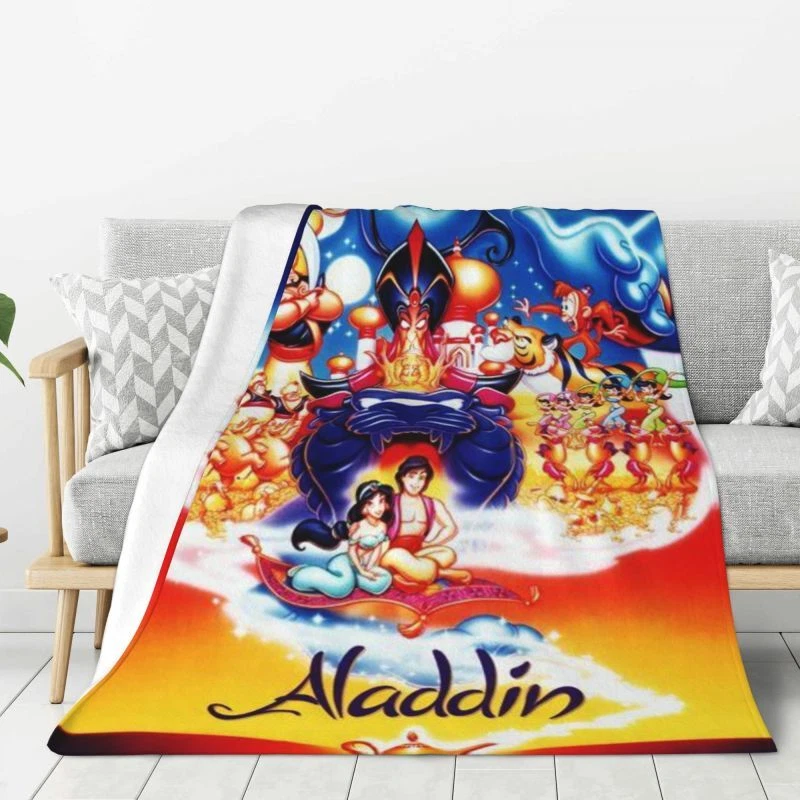 Disney Mickey Halloween Flannel Blanket Kawaii Spooky Cute Lightweight Throw