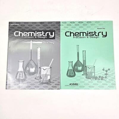 Abeka Chemsitry Precision & Design Teacher Quiz Answer Key Homeschool 19710605