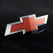 Nuevo emblema de pajarita de puerta trasera roja para Chevy Silverado 1500 2500 Cheyenne 2014-2019