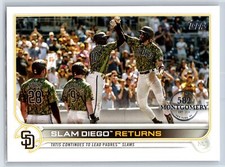 2022 Topps Slam Diego Returns 582 Montgomery Club Parallel San Diego Padres #125