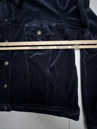 Carole Little Sport Corduroy Jacket Women’s XL Stretch Button Front stretch NEW - Picture 5 of 14