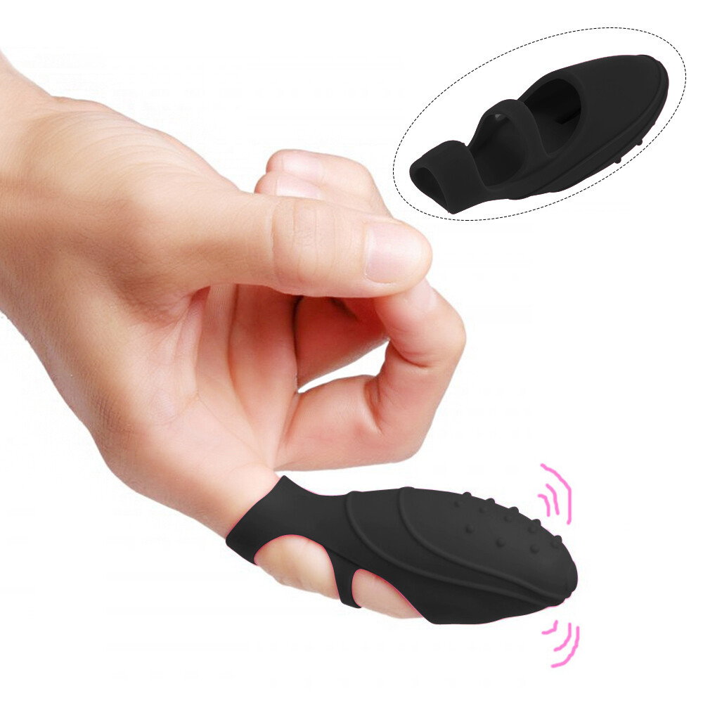Silikon Fingervibrator Vibratoren Klitoris G-punkt Sexspielzeug für Frauen