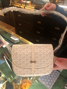 goyard bag white
