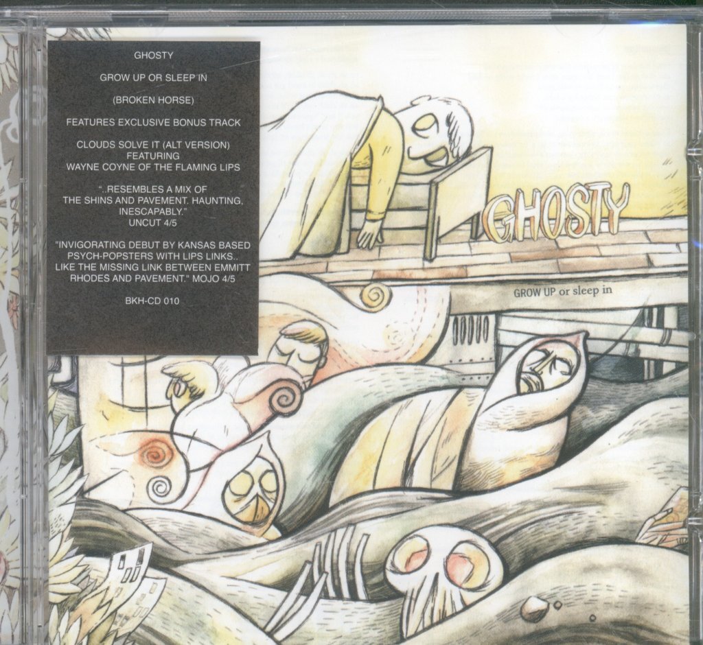 Ghosty Grow Up Or Sleep In CD UK Broken Horse 2005 Sealed - has info sticker on
