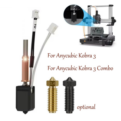 0.4mm Düse 24V 60W Upgrade Hotend Kit für Anycubic Kobra 3 (Combo) 3D Drucker