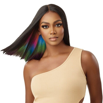 OUTRE SYNTHETIC COLOR BOMB HD LACE FRONT WIG KIMIA