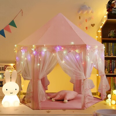 Tienda De Juegos Princess Castle Para Niñas – Carpa Portátil Y Ligera De Tela No Tóxica, Fácil Montaje, Ideal Para Interior Y Exterior