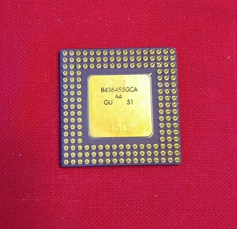 Intel 486DX2 66 MHz A80486DX2-66 ✓ Ultra Rare Both front 66