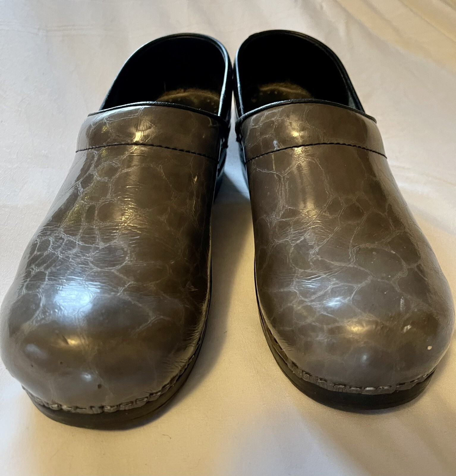 Sanita Slip On Clogs Patent Leather The Original Clog Women Size