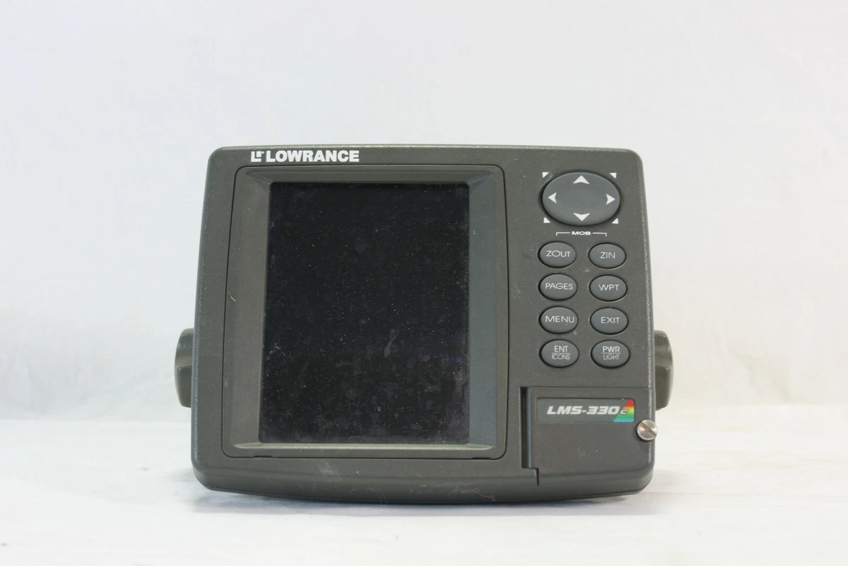 Lowrance LMS332c Fishfinder Chartplotter ALL OK Except, 55 OFF