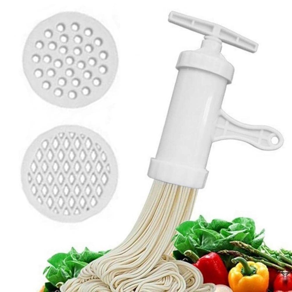 Manual Plastic Pasta Maker for Fresh Homemade Noodles Easy to Use