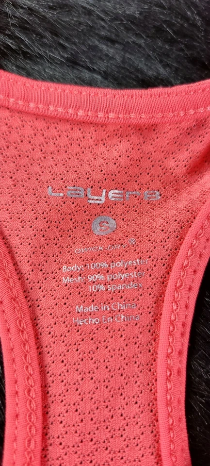 Camiseta sin mangas de rendimiento capa 8 S activa rosa melocotón ENVIADA RÁPIDAMENTE 💨 Foto 3 de 4