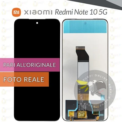 DISPLAY XIAOMI REDMI NOTE 10 5G M2103K19 G C SCHERMO LCD VETRO PARI ORIGINALE