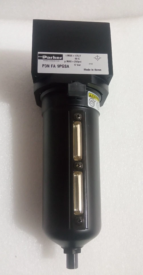 PARKER PNEUMATIC P3NFA9PGSA 1-1/2" P3N FILTER COMPRESSED AIR FILTER NEW - Image 4 of 4