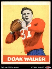 1948 Leaf #4 Doak Walker Lions RC HOF 3 - VG