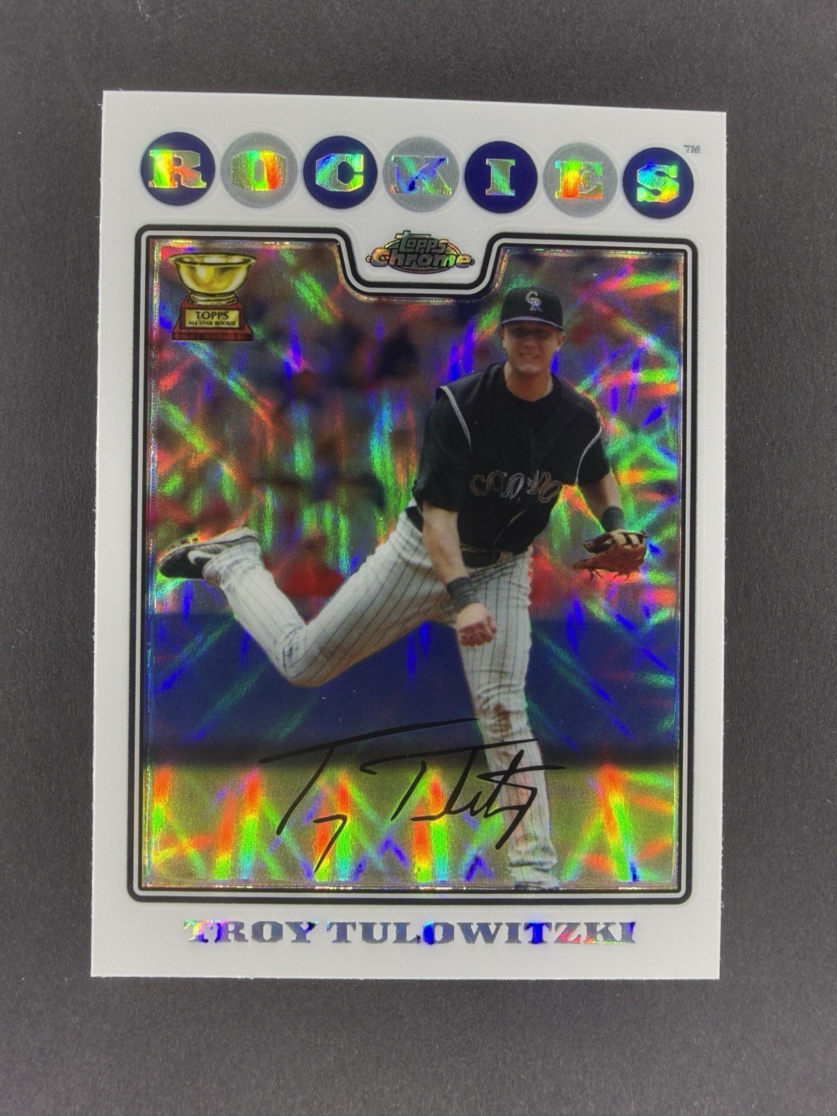 Troy Tulowitski 2008 Topps Chrome #97 Refr. Rookie Cup NM-MT Rockies