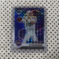 2021 Panini Mosaic Peyton Manning Super Bowl MVPs Blue Prizm #287 NFL Colts