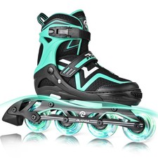 Ruthfot Adjustable Inline Skates for Boys and Girls, Light Up Skates for Ages...
