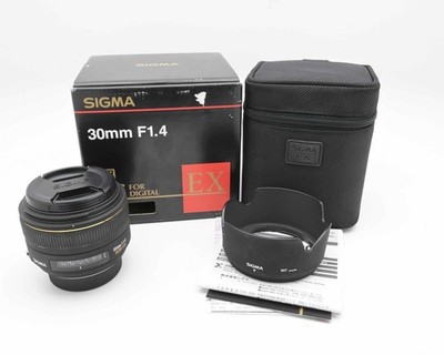 Sigma 30mm f/1.4 HSM EX DC Lens for Nikon F Mount (#20954)
