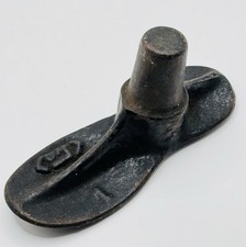 Antique Cast Iron Cobbler's Shoe Mold 5" X 2" Child's Size
