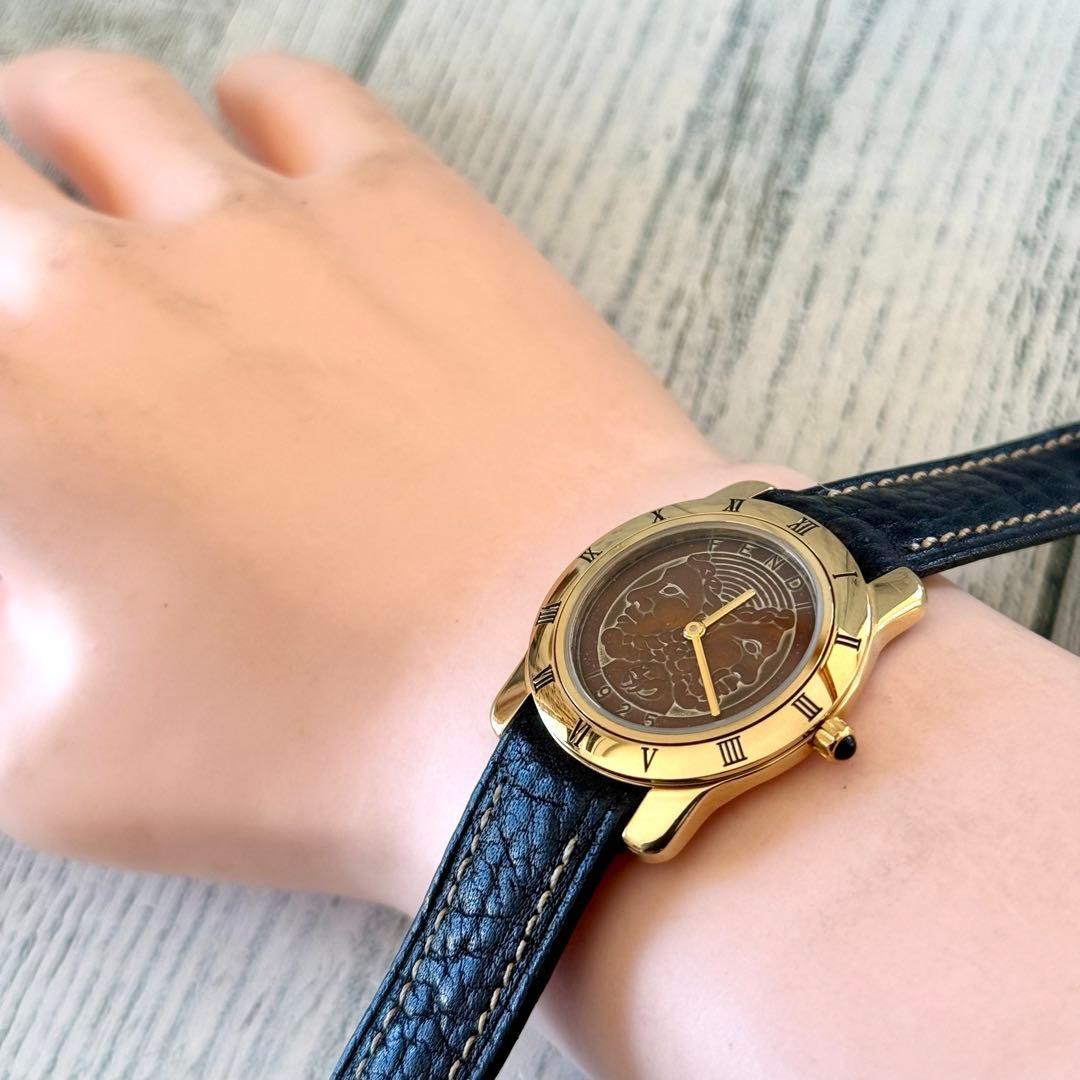 FENDI Watch Roman 800J Gold Fendi,17466 thumbnail 4