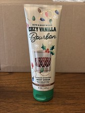 Bath And Body Works Cozy Vanilla Bourbon Ultimate Hydration Body Cream 8oz New