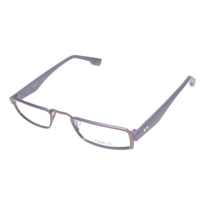 Flexon Eyeglasses Men Women Brown Slim i-squared E1100 210 Metal