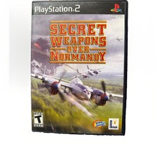 Secret Weapons Over Normandy (Sony PlayStation 2 PS2, 2003) CIB w/ Manual & Game