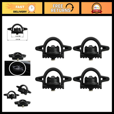 4PCS Tie Down Bed Cleat Anchors for Truck Bed Rail System - Fits Toyota Tacoma &