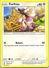 Furfrou Forbidden Light 99/131 Common Pokemon Near Mint Pokemon Card