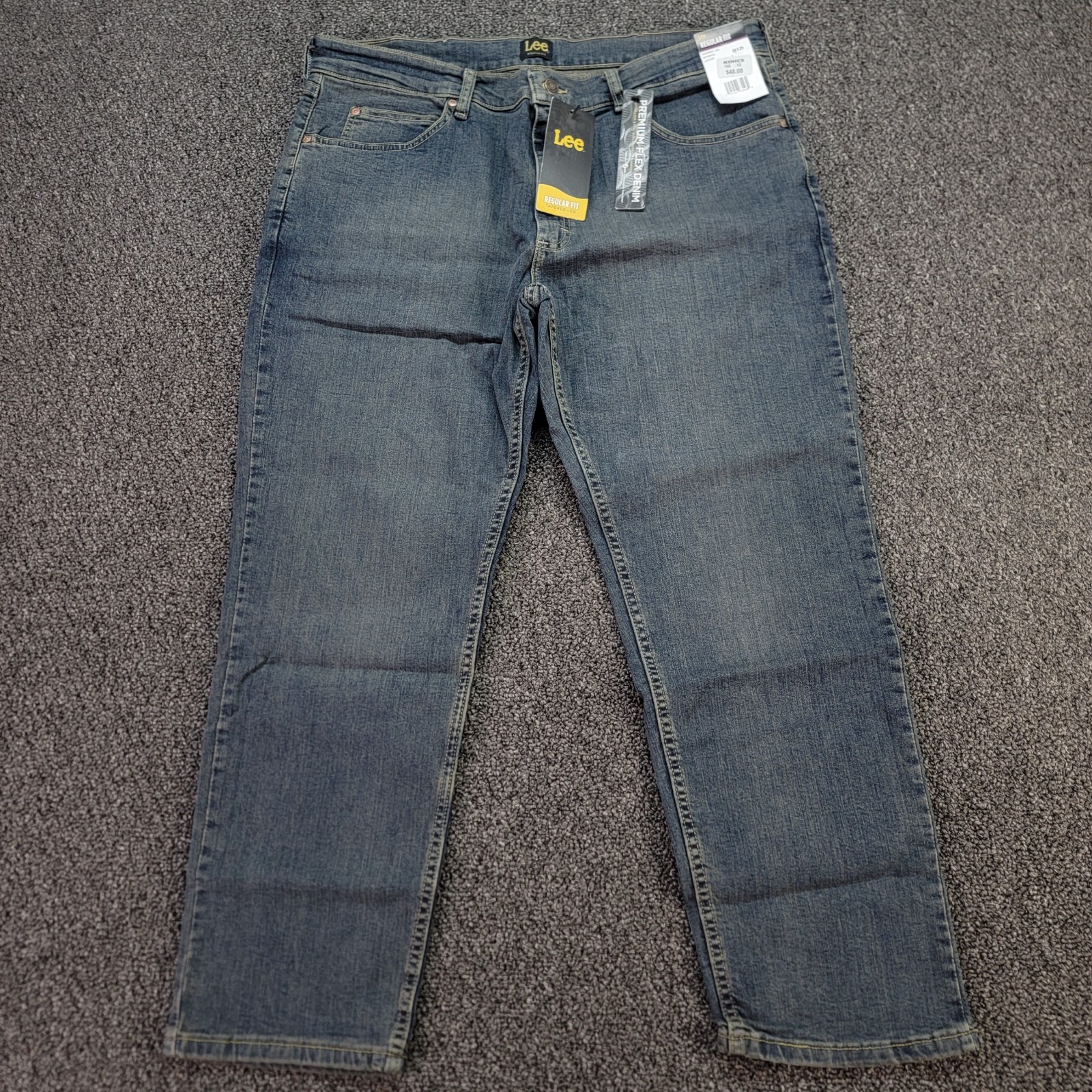 38x29 Blue Regular Fit Tapered Leg Premium Flex Denim Lancer