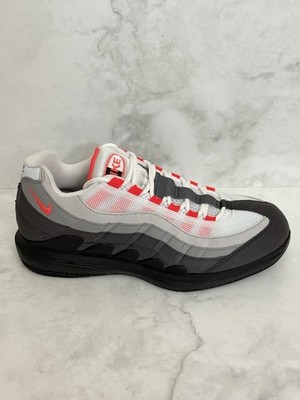 Nike Zoom Vapor X Air Max 95 RF Tennis Shoes Solar Red DB6064-100 Men s Size 7.5