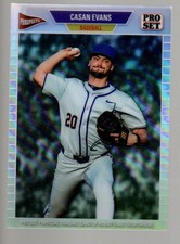2026 Pro Set Metal 1989 Pro Set Base Prismática Plata #89B-44 Casan Evans 2/10