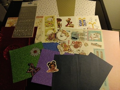 SALE PACKAGE HOBBYCRAFTS FOR SCRAPBOOKING WITH CLEAR STAMP NEW (SALE197)