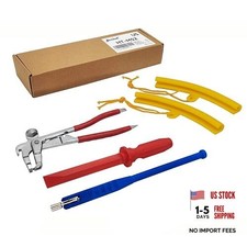 Professional Wheel Weight Tool Kit 4-Piece Set - Heavy Duty Rim Protector