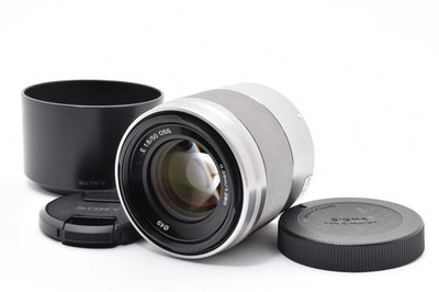 2893373 Sony E 50mm F1.8 OSS Lens [SEL50F18S] Silver for E-Mount APS-C