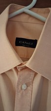 Canali Men's designer dress shirt 15.5 inch /39 collar