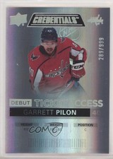 2021 Upper Deck Credentials Debut Ticket Access 289/999 Tier 1 Garrett Pilon z6b