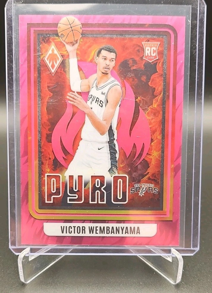 2023-24 Phoenix - Victor Wembanyama - Pyro RC Pink Prizm  #/99 - Spurs