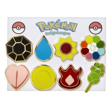 Pokemon Cartoon Anime All 8 Kanto Gym Badges ...