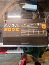 EVGA 500B 500W ATX Power Supply 80 Plus Bronze Black 100-240V 8A
