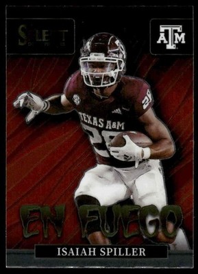 2022 Panini Select #EN-IS Isaiah Spiller En Fuego