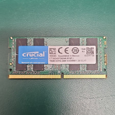 Crucial 16GB 1x16GB DDR4-2400 SO-DIMM 260-Pin CL17 1.2V CT16G4SFD824A