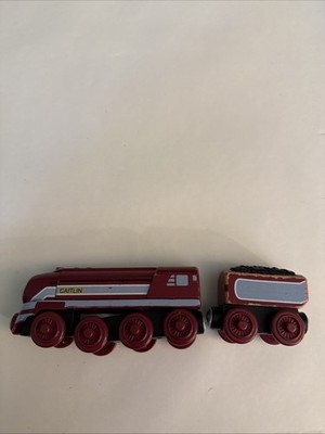 Thomas Wooden Railway Train Caitlin & Tender Car Y5856