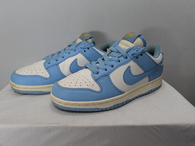 Nike Dunk Low UNC University Blue White DD1391-102 Youth 5.5Y Unisex EUC