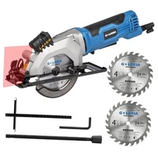 Mini Circular Saw, 4Amp 3500RPM Corded Circular Saw with 4Amp circular saw